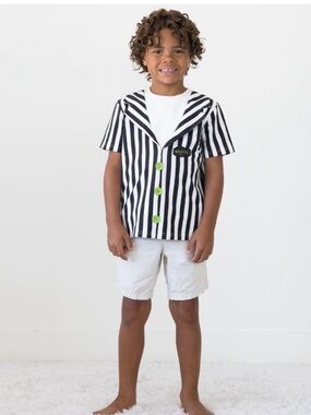NWT Taylor Joelle Beetlejuice suit tee